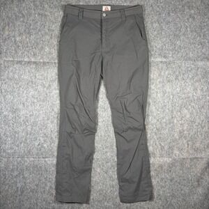 LIVSN Pants Mens 33 x 32 Gray Drawstring Stretch Hike Climb Outdoors Pockets EDC
